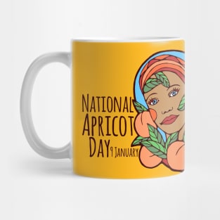 National Apricot Day 9 January Mug